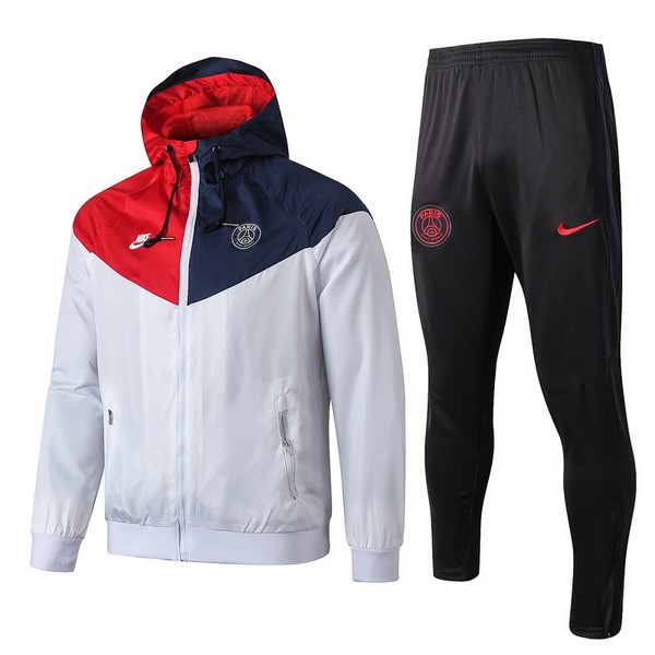 Rompevientos Paris Saint Germain Conjunto Completo 2019 2020 Rojo Azul Gris